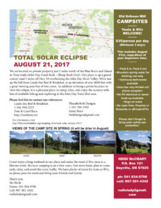 2017 Great American Solar Eclipse Oregon