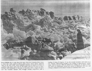 1930s Ice Floes on the Columbia River